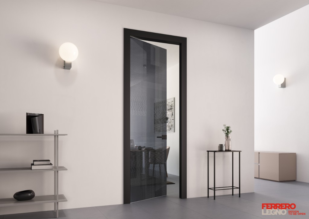 FL Cristal Basic battente guscio vitra nero logo